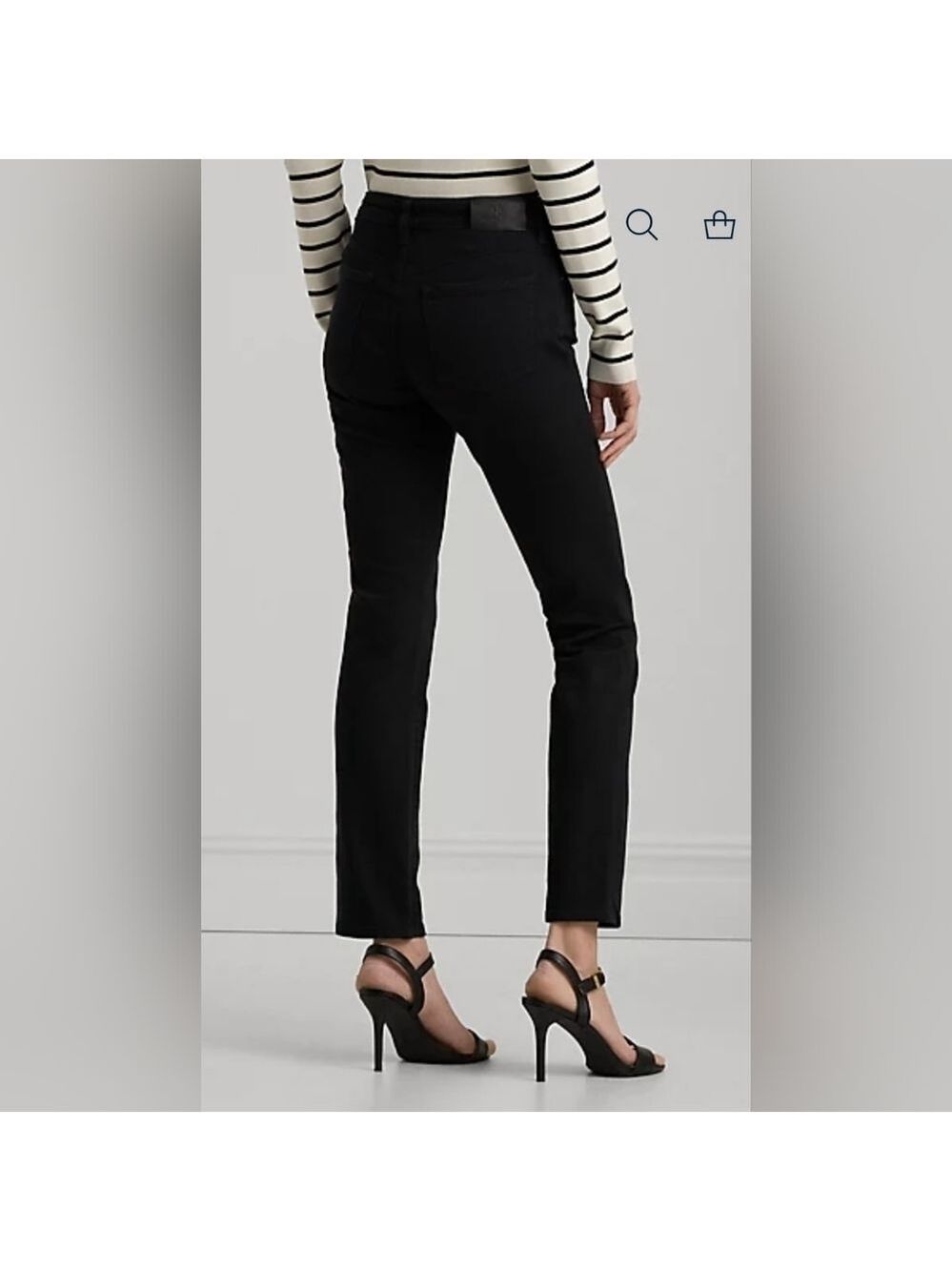 Lauren Ralph Lauren Black Label 5 Pocket Straight Leg pants Sz. 6 - Picture 2 of 8